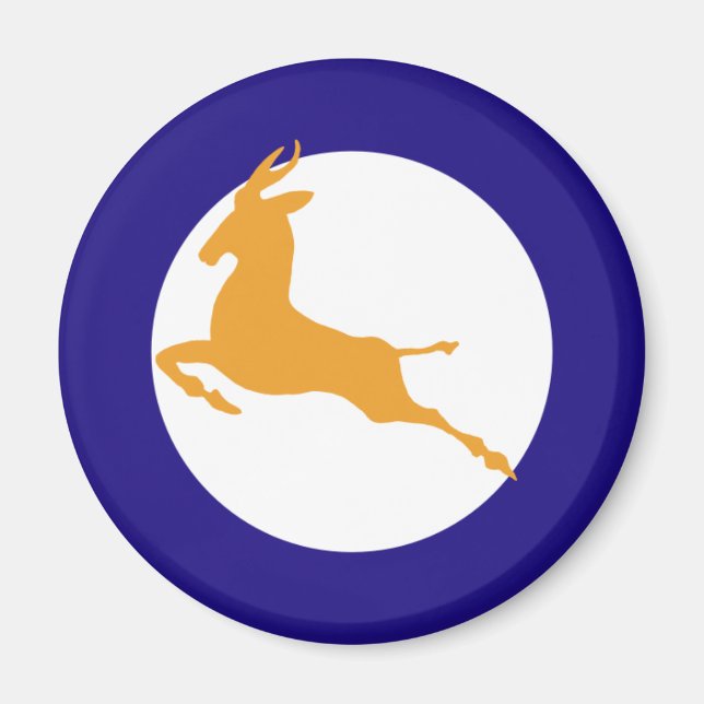 Südafrikanische Roundel Magnet (Vorne)