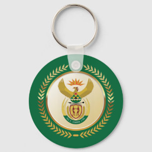 Südafrikanische Wappen Schlüsselanhänger
