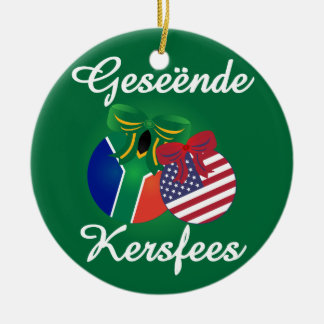 Südafrikanische Weihnachtsverzierung - Keramik Keramik Ornament