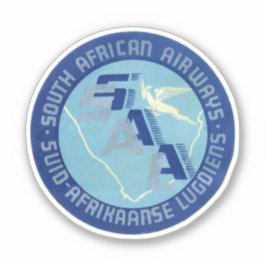 Südafrikanischer Airways-Afrika-Sticker Aufkleber