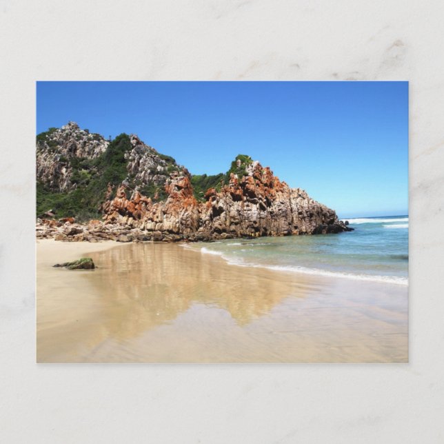 Südafrikanischer Strand Postkarte (Vorderseite)