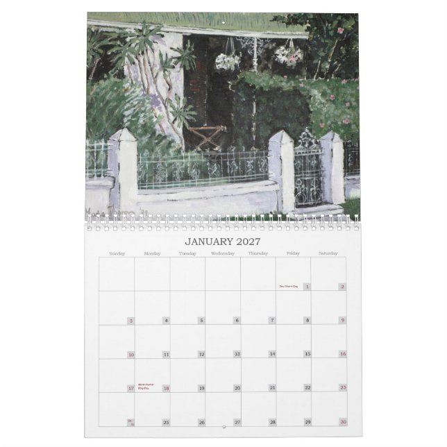 Südafrikanischer Thema-Kalender Kalender (Jan 2027)