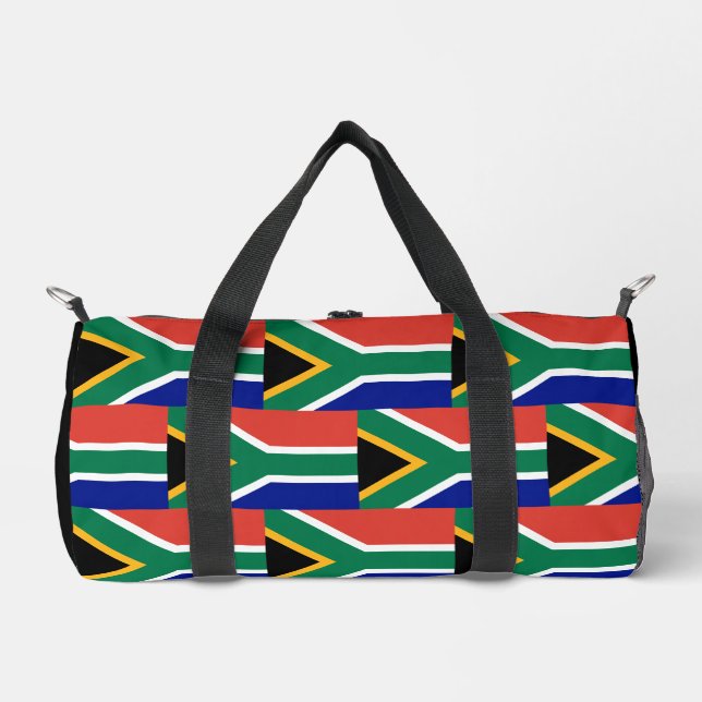 Südafrikanisches Flaggenmuster Duffle Bag (Vorderseite)