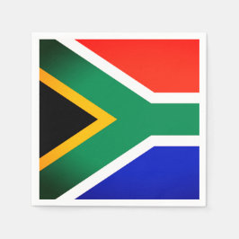 Südafrikanisches Flaggenpapier Napkins Serviette