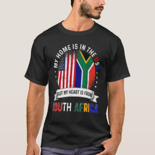 Südafrikanisches Patriot Heart kommt aus Afrika T-Shirt