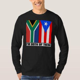 Südafrikanisches und puerto-amerikanisches Erbe Sü T-Shirt