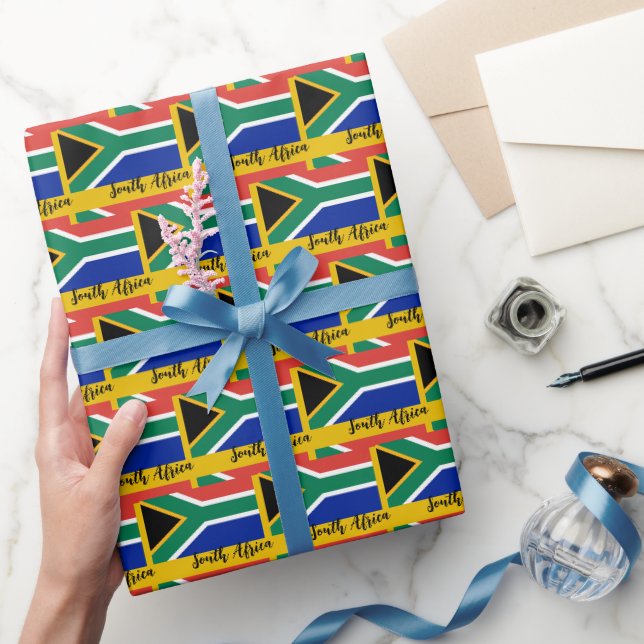 Südafrikanisches Wrapping Paper, Patriot der afrik Geschenkpapier (Schenken)