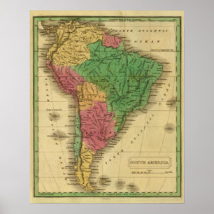 Südamerika 26 poster