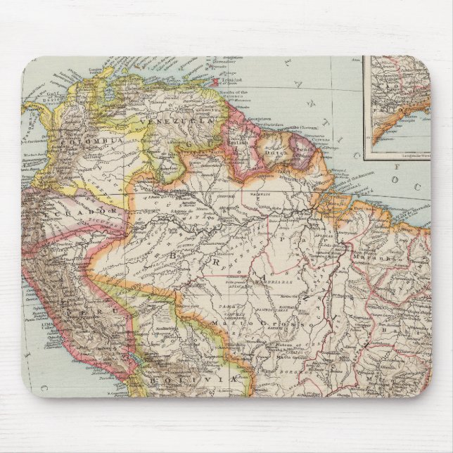 Südamerika 2 mousepad (Vorne)