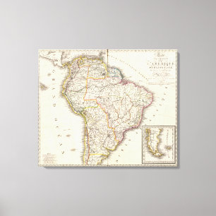 Südamerika 31 leinwanddruck