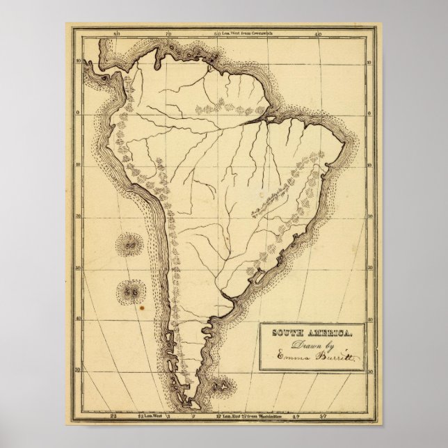 Südamerika 3 poster (Vorne)