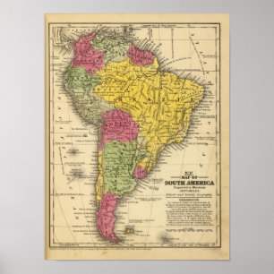 Südamerika 6 poster