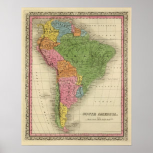 Südamerika 6 poster