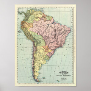 Südamerika 6 poster