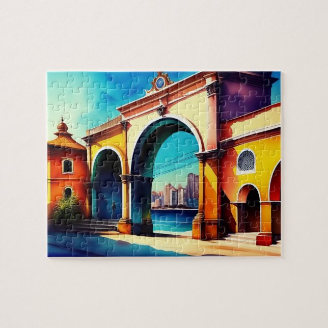 Südamerika Altstadt Vintag (Horizontal)