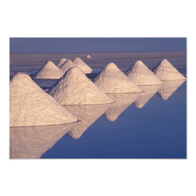 Südamerika, Bolivien. Salar de Uyuni Fotodruck (Vorne)