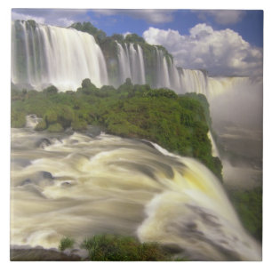 Südamerika, Brasilien, Igwacu Falls. glorreich Fliese