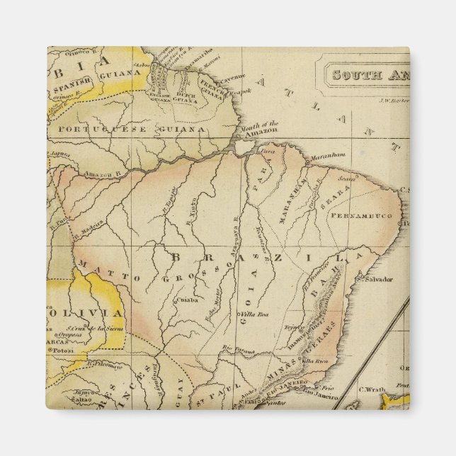Südamerika, Britische Inseln Magnet (Vorne)