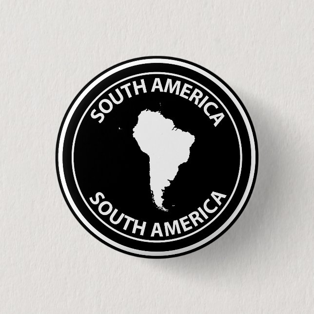 Südamerika Button (Vorderseite)