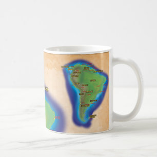 Südamerika Kaffeetasse