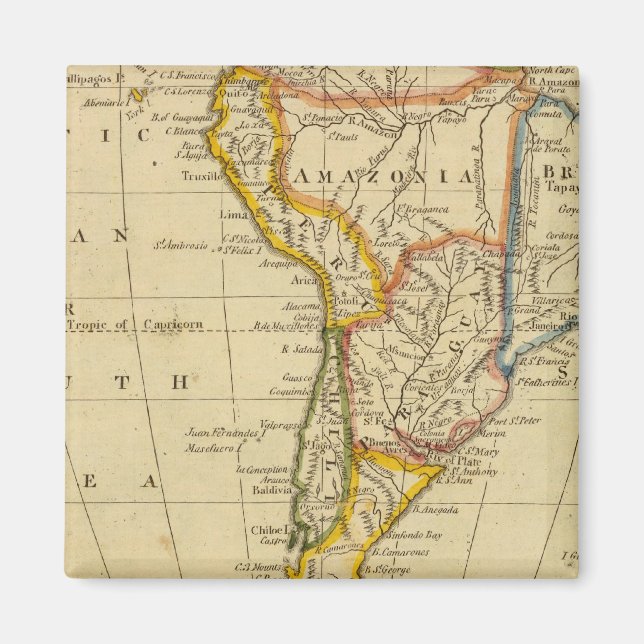 Südamerika Magnet (Vorne)