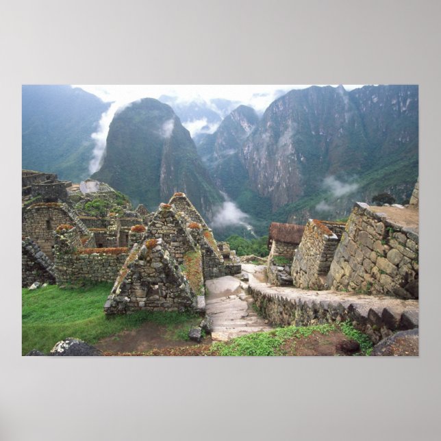 Südamerika, Peru, Machu Picchu Poster (Vorne)