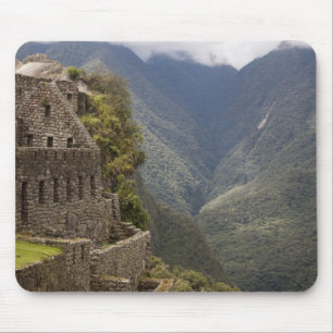 Südamerika, Peru, Machu Picchu. Steinerne Ruinen Mousepad