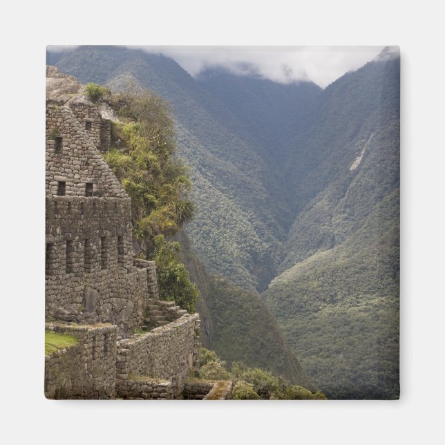 Südamerika, Peru, Machu Picchu Steinruinen Magnet (Vorne)