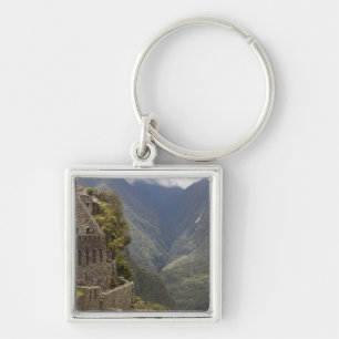 Südamerika, Peru, Machu Picchu. Steinruinen Schlüsselanhänger