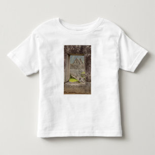 Südamerika, Peru, Machu Picchu. Zwei Touristen Kleinkind T-shirt
