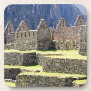 Südamerika - Peru. Steinarbeit im verlorenen Inka Untersetzer