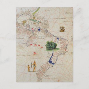 Südamerika Postkarte