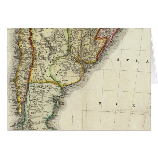 Südamerika und Westindien (Vorderseite (Horizontal))