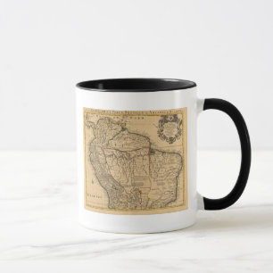 Südamerikanische Landkarte 2 Tasse