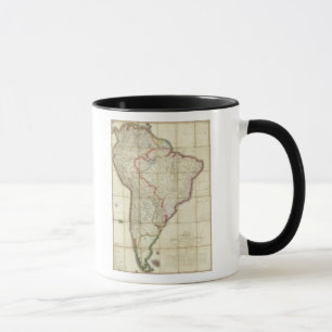Südamerikanische Landkarte 3 Tasse