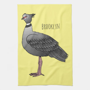 Südamerikanische Vogel Cartoon-Illustration Geschirrtuch