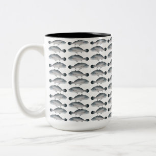Südamerikanischer Silber-Knurrhahn Zweifarbige Tasse