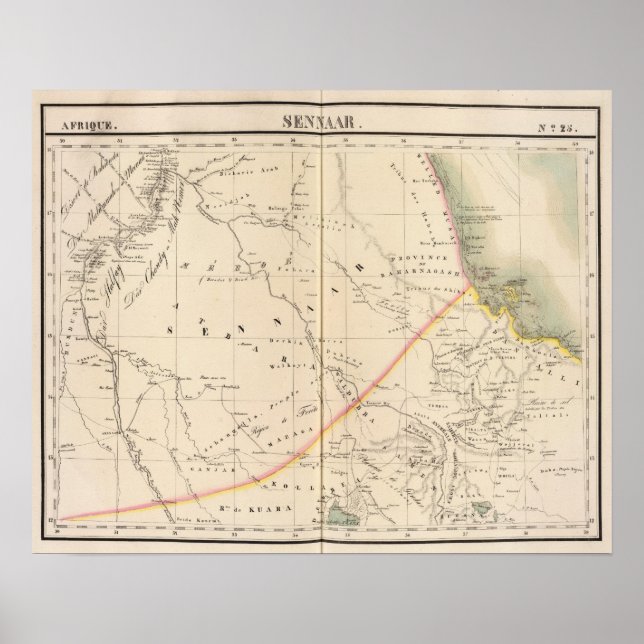 Sudan, Äthiopien Poster (Vorne)