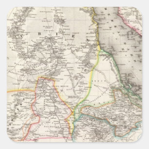 Sudan, Äthiopien Quadratischer Aufkleber