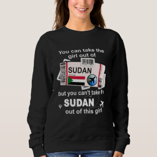 Sudan Bordkarte  Sudan Mädchen  Sudan Sweatshirt