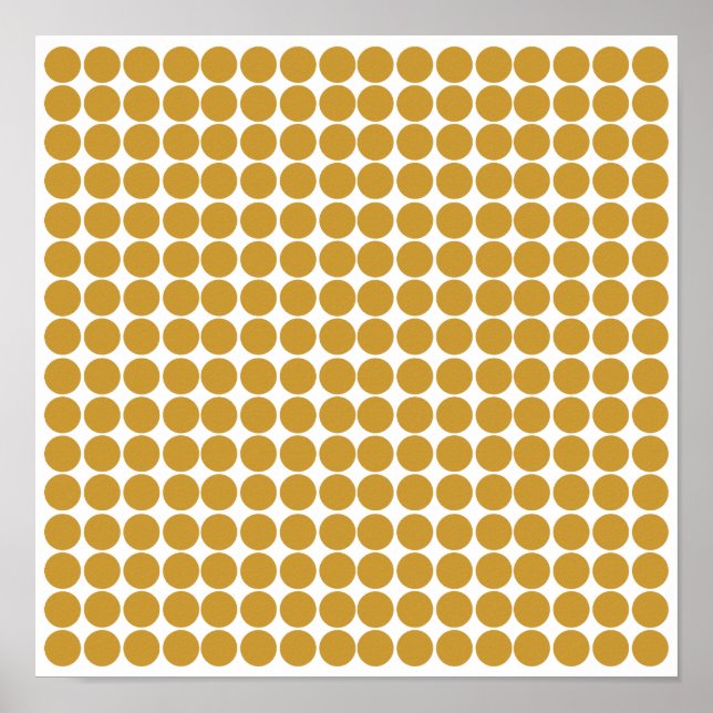 Sudan Brown Safari Dot Poster (Vorne)