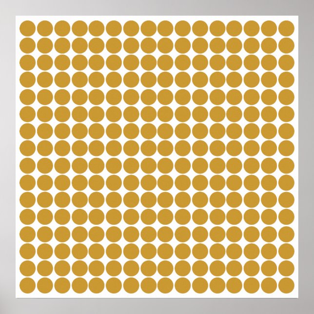 Sudan Brown Safari Dot Poster (Vorne)