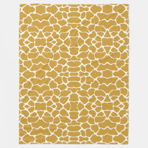 Sudan Brown Safari Giraffe Fleecedecke