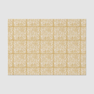 Sudan Brown Safari Zebra, gekacheltes Design Seidenpapier