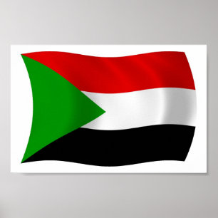 Sudan Flag Poster Print