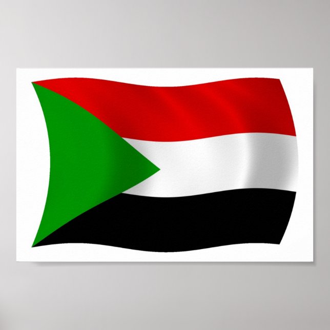 Sudan Flag Poster Print (Vorne)