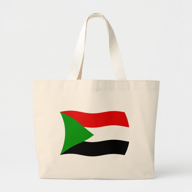 Sudan Flag Totag Jumbo Stoffbeutel (Vorne)