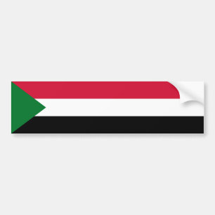 Sudan-Flagge Autoaufkleber