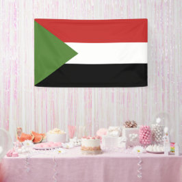 Sudan-Flagge Banner