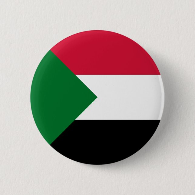 Sudan-Flagge Button (Vorderseite)